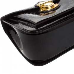 Pre Owned Louis Vuitton Rouge Fauviste Monogram Vernis Mirada Bag