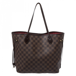 Louis Vuitton Damier Ebene Canvas Neverfull MM Bag