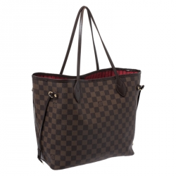 Louis Vuitton Damier Ebene Canvas Neverfull MM Bag