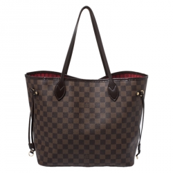 Louis Vuitton Damier Ebene Canvas Neverfull MM Bag