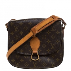 Saint cloud cloth handbag Louis Vuitton Beige in Cloth - 32536132