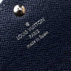 Louis Vuitton Blue Marine Epi Leather Sarah Wallet