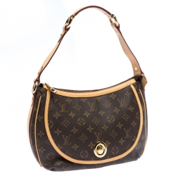 Pre Owned Louis Vuitton Monogram Canvas Tulum Shoulder PM Bag