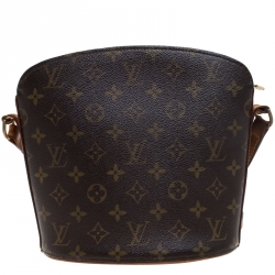Pre Owned Louis Vuitton Monogram Canvas Drouot Bag