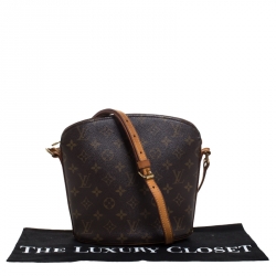 Pre Owned Louis Vuitton Monogram Canvas Drouot Bag