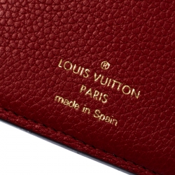 Pre Owned Louis Vuitton Cerise Monogram Canvas Pallas Compact Wallet