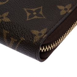 Louis Vuitton Monogram Canvas Zippy Organizer Wallet