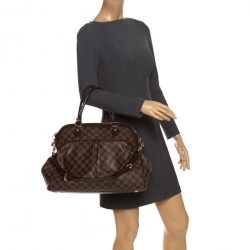 مملوكة مسبقًا Louis Vuitton Damier Ebene Canvas Trevi GM Bag