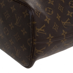 Louis Vuitton Monogram Canvas Neverfull MM Bag