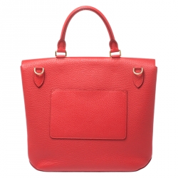 Pre Owned Louis Vuitton Coquelicot Taurillon Leather Volta Bag