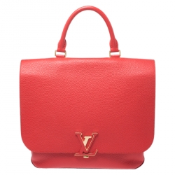 Pre Owned Louis Vuitton Coquelicot Taurillon Leather Volta Bag