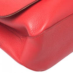 Pre Owned Louis Vuitton Coquelicot Taurillon Leather Volta Bag