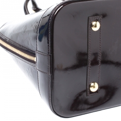 مملوكة مسبقًا حقيبة لوي فيتون ألما فيرنيه أحمر أمارنت مونوغرامي GM