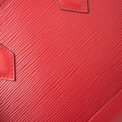 Pre Owned Louis Vuitton Coquelicot Epi Leather Alma BB Bag