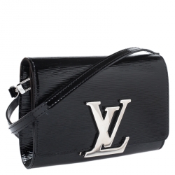 Pre Owned Louis Vuitton Black Electric Epi Leather Louise PM Bag 