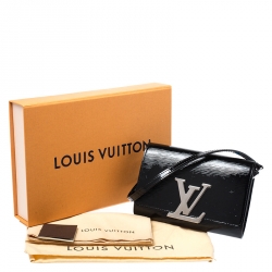 Pre Owned Louis Vuitton Black Electric Epi Leather Louise PM Bag 