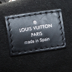 Pre Owned Louis Vuitton Black Epi Leather Neverfull MM Bag with Pouch