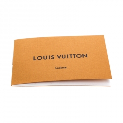 مملوكة مسبقًا حقيبة ظهر لوي فيتون Lock Me جلد سوداء