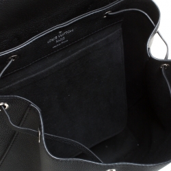 مملوكة مسبقًا حقيبة ظهر لوي فيتون Lock Me جلد سوداء