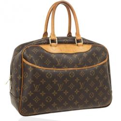 Pre Owned Louis Vuitton Monogram Deauville Boston Bag