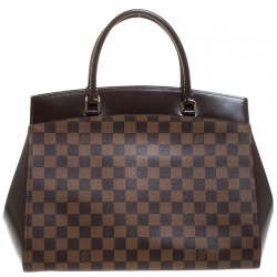 Pre Owned Louis Vuitton Damier Ebene Canvas Rivoli MM Bag