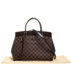 Pre Owned Louis Vuitton Damier Ebene Canvas Rivoli MM Bag