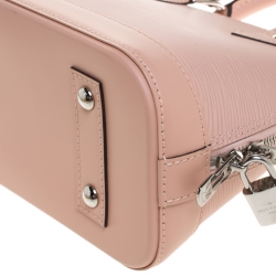 Pre Owned Louis Vuitton Rose Ballerine Epi Leather Alma BB Bag