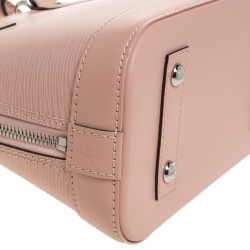 Pre Owned Louis Vuitton Rose Ballerine Epi Leather Alma BB Bag