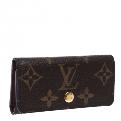 Pre Owned Louis Vuitton Monogram Canvas 4 Key Holder