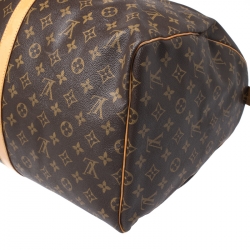 Pre Owned Louis Vuitton Monogram Canvas Keepall 55 Bag