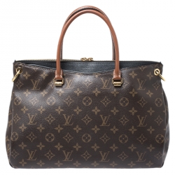 مملوكة مسبقًا Louis Vuitton Black Monogram Canvas Pallas Bag