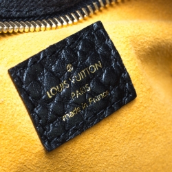 Pre Owned Louis Vuitton Black Monogram Denim Neo Cabby GM Bag