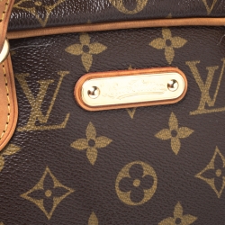 Pre Owned Louis Vuitton Monogram Canvas and Leather Montorgueil PM Bag