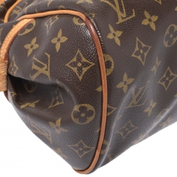 Pre Owned Louis Vuitton Monogram Canvas and Leather Montorgueil PM Bag