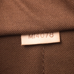 Pre Owned Louis Vuitton Monogram Canvas and Leather Montorgueil PM Bag