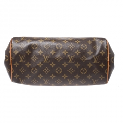Pre Owned Louis Vuitton Monogram Canvas and Leather Montorgueil PM Bag