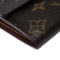 Louis Vuitton Monogram Canvas Sarah Continental Wallet 