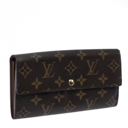 Louis Vuitton Monogram Canvas Sarah Continental Wallet 