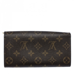 Louis Vuitton Monogram Canvas Sarah Continental Wallet 