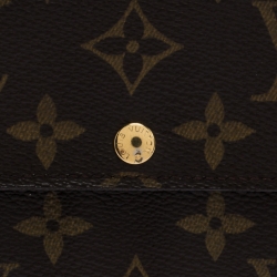 Louis Vuitton Monogram Canvas Sarah Continental Wallet 