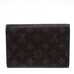  Louis Vuitton Monogram Sarah International Tri-fold Wallet