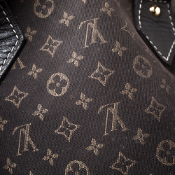 Pre Owned Louis Vuitton Fusain Monogram Idylle Canvas Bandouliere Speedy 30 Bag      