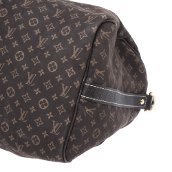 Pre Owned Louis Vuitton Fusain Monogram Idylle Canvas Bandouliere Speedy 30 Bag      