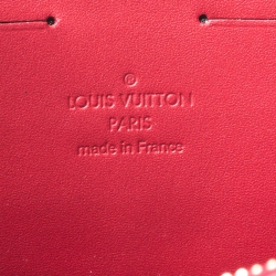 Pre Owned Louis Vuitton Rose Pop Monogram Vernis Sunset Boulevard Clutch Bag