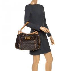 Pre Owned Louis Vuitton Monogram Canvas Galliera PM Bag