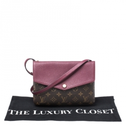 مملوكة مسبقًا Louis Vuitton Aurore Monogram Canvas and Leather Twice Bag