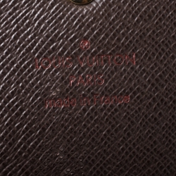 Louis Vuitton Damier Ebene Canvas Sarah Flap Wallet