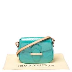 Louis Vuitton Bleu Lagoon Monogram Vernis Bellflower PM Bag