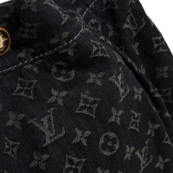Pre Owned Louis Vuitton Black Monogram Denim Daily PM Bag