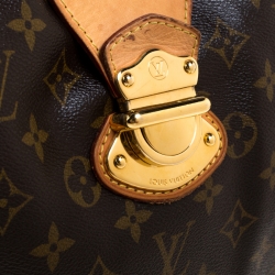 Pre Owned حقيبة لوي فيتون ستريسا بي إم كانفاس مونوغرامي بني 